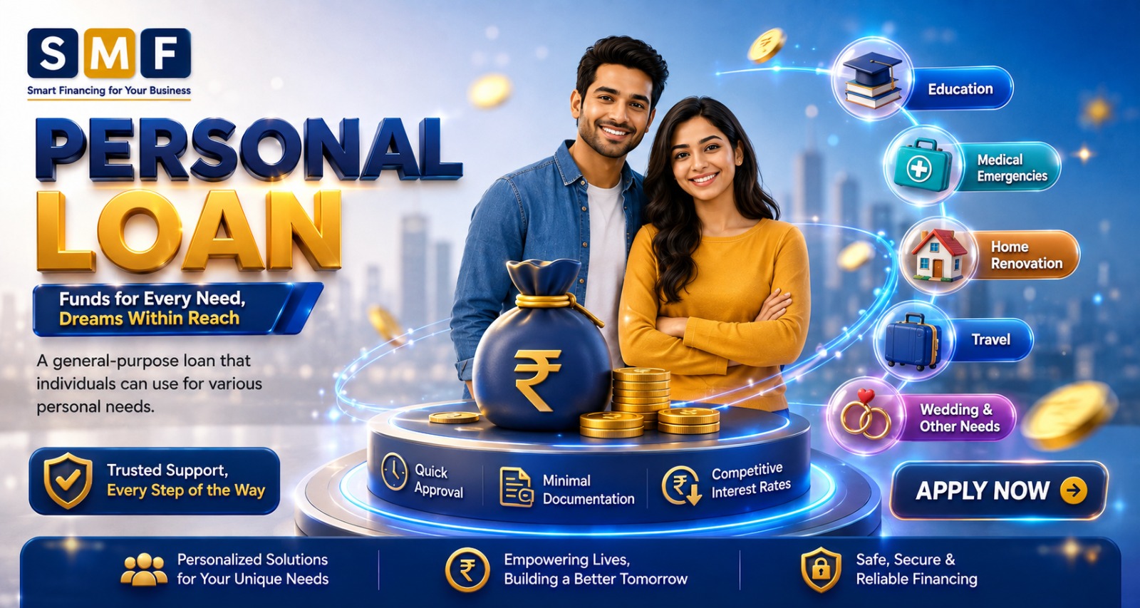 Personal loan support